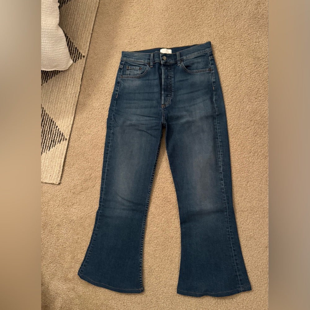 FP Boyish Dark Blue Flare Jeans